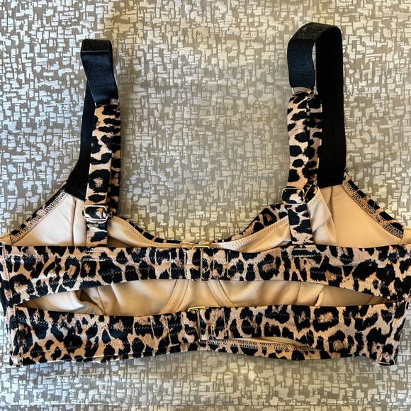 Victoria's Secret Leopard Shine Strap Bikini Bra Underwire. Size 34DD - Picture 4 of 6
